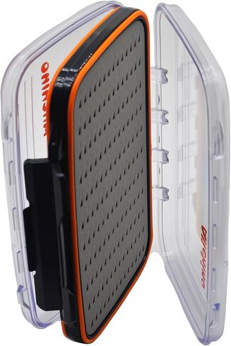 Alichino small fly box for fly files ice jig box fly box for fly fishing (grey foam insert) in Saudi Arabia