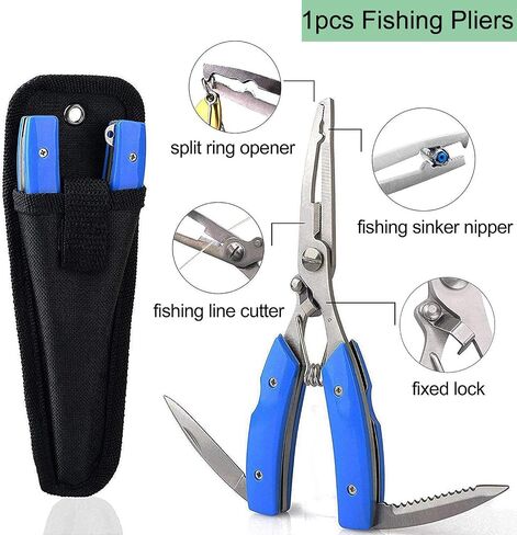 Unpainted Fishing Lures Making Kit DIY Blank Lures Crankbaits Minnow Jerkbait Hard Bait Set with Treble Hooks, Split Rings, Lure Eyes, Lure Stickers Lure Making Supplies Make Your Own Fishing Lures in Saudi Arabia