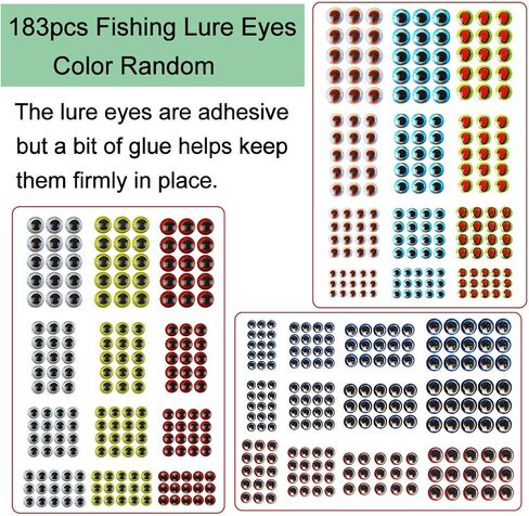 Unpainted Fishing Lures Making Kit DIY Blank Lures Crankbaits Minnow Jerkbait Hard Bait Set with Treble Hooks, Split Rings, Lure Eyes, Lure Stickers Lure Making Supplies Make Your Own Fishing Lures in Saudi Arabia