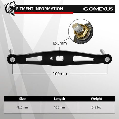 مقبض طاقة GOMEXUS غير أملس متوافق مع بكرات Shimano Daiwa Abu Garcia Baitcasting in Saudi Arabia