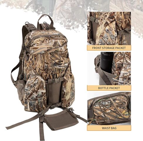 BLISSWILL Hunting Backpack Outdoor Gear Hunting Daypack for Rifle Bow Gun Hunting Gifts for Men in Kuwait