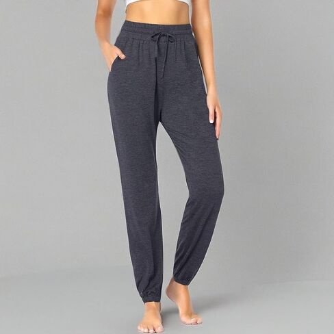 ASIMOON Womens Sweatpants Yoga Joggers with Pockets High Waist Elastic Lounge Running Workout Jogging Pants in Saudi Arabia