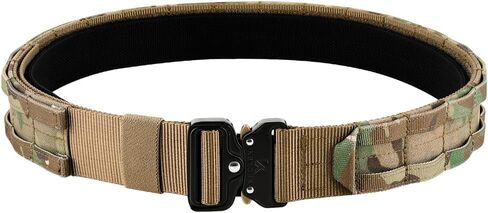 حزام KRYDEX سريع الإصدار Rigger MOLLE مقاس 1.75 بوصة حزام تكتيكي ثقيل داخلي وخارجي in Kuwait
