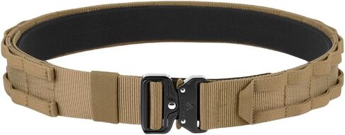 حزام KRYDEX سريع الإصدار Rigger MOLLE مقاس 1.75 بوصة حزام تكتيكي ثقيل داخلي وخارجي in Kuwait