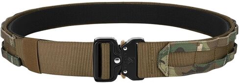 حزام KRYDEX سريع الإصدار Rigger MOLLE مقاس 1.75 بوصة حزام تكتيكي ثقيل داخلي وخارجي in Kuwait