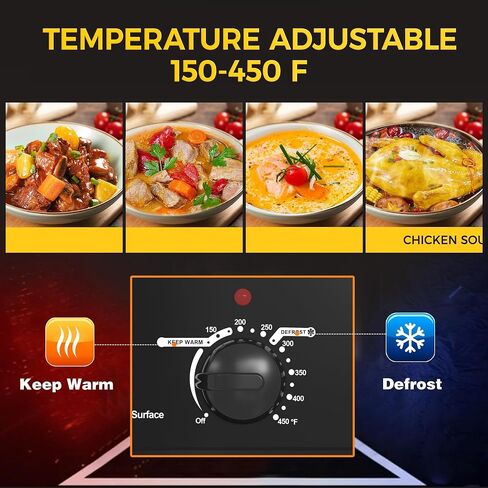 Sunvivi 28 Quart Electric Roaster Oven Turkey Roaster with Lid Electric Roasters with Removable Pan Large Roaster,Visible & Self-basting Lid, Fast Heating & Thaw/warming Setting,Silver in Kuwait