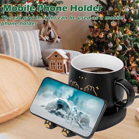 PUSEE Mug Warmer,Coffee Warmer for Desk Candle Warmer Auto Shut Off,Coffee Cup Warmer with 3 Temp Settings,Electric Beverage Warmer Plate for Coffee,Tea,Water Milk and Cocoa(Not Include Cup) in Saudi Arabia