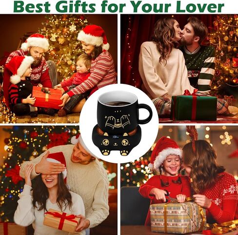 PUSEE Mug Warmer,Coffee Warmer for Desk Candle Warmer Auto Shut Off,Coffee Cup Warmer with 3 Temp Settings,Electric Beverage Warmer Plate for Coffee,Tea,Water Milk and Cocoa(Not Include Cup) in Saudi Arabia
