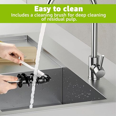 Masticating Juicer Attachment for Kitchen aid Stand Mixers, Masticating Juicer Accessories,Slow Juicer Attachment for All Models Kitchenaid Juicer Mixers and Cuisinart (Black) in Saudi Arabia