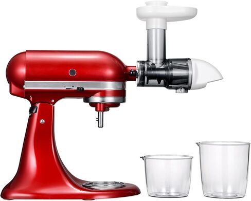 Masticating Juicer Attachment for KitchenAid Stand Mixers, Masticating Juicer, Slow Juicer Attachment for KitchenAid Stand Mixers, White(Machine/Mixer Not Included) in Kuwait
