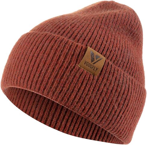 Vgogfly Beanie Men Slouchy Knit Skull Cap Warm Stocking Hats Guys Women Striped Winter Beanie Hat Cuffed Plain Hat in Saudi Arabia