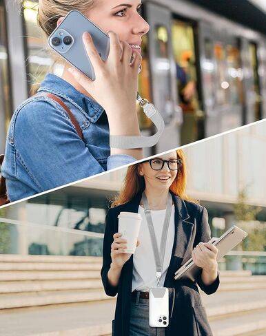 SHANSHUI Phone Lanyard, 4X Durable Pads, Adjustable Cell Phone Lanyard Premium Nylon Crossbody Lanyards Around The Neck Fitting for All Most Smartphones in Kuwait