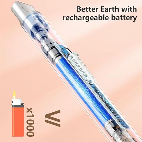 REIDEA Candle Lighter Electronic Arc Windproof Flameless USB Rechargeable Lighter with Safe Button for Home Kitchen, S4, Champagne Gold in Saudi Arabia