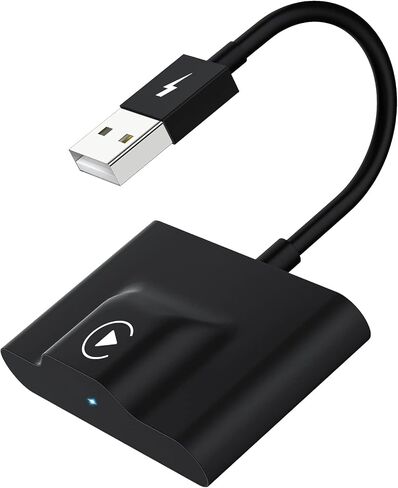 Teeran CarPlay Wireless Adapter for Factory Wired CarPlay 2024 Upgrade Plug & Play Dongle Converts Wired to Wireless for Cars from 2015 & iPhone iOS 10+ in Saudi Arabia