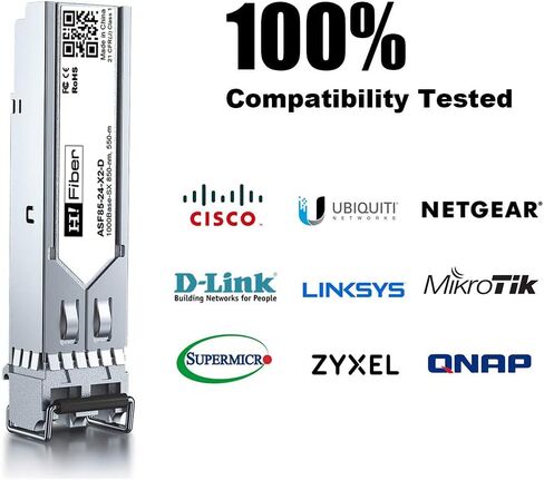 Auto-Negotiation SFP to RJ45 Module, 10/100/1000BASE-T Ethernet Transceiver for Cisco GLC-T(10/100/1000)/SFP-GE-T(10/100/1000), Cisco Meraki and More, up to 100m (328 Ft),2 Pack in Kuwait