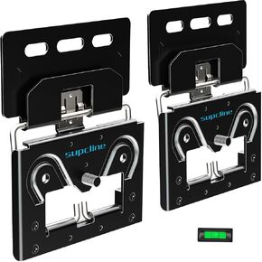 Ultra Slim Fit TV Wall Mount Compatible with 14"- 80" 4K LED LCD QLED Flat TV & Frame TV, Micro-Gap Low Profile TV Mount, Minimalist Look, Blends Any Interior, Hold up to 100Lbs
