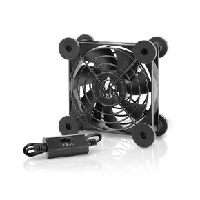 USB Fan, USB Computer Fan, Silent Fan for Receiver DVR PlayStation Xbox Computer, (80mm,White Dual Packs)