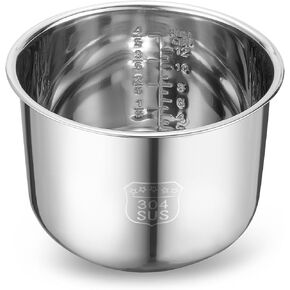 6L Replacement Liner Stainless Steel Inner Pot For MLGB 6L Black Garlic Fermenter Machine,SUS304 Steel Non Stick Coating