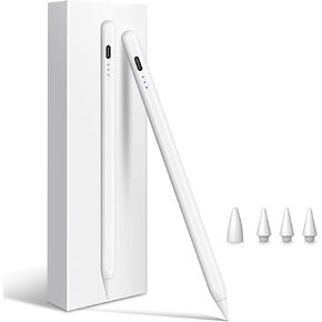 Cisteen Stylus Pen for iPad with Faster Charge,Tilt Sensor Compatible with Apple (2018-2024) iPad Pro 11/13 M4,iPad Air 11/13 M2,iPad Pro 11/12.9",iPad 10/9/8/7/6th,iPad Air 5/4/3rd,iPad Mini 7/6/5