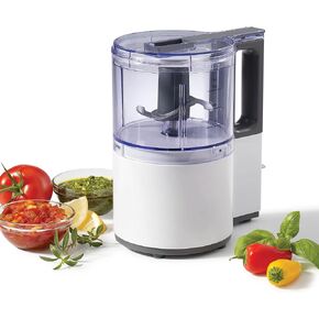 Starfrit 024227-003-0000 4-Cup 3-Speed Oscillating Food Processor, White Small Kitchen Appliance, Regular Sized
