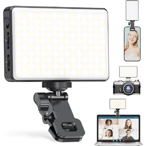 150 LED Phone Light, Selfie Light for Phone, Light for Phone/iPad/iPhone/Camera, 5500Mah Rechargeable Light, 3 Lighting Adjustment Modes, Phone Selfie Light for Photography/TikTok/Vlog/Video
