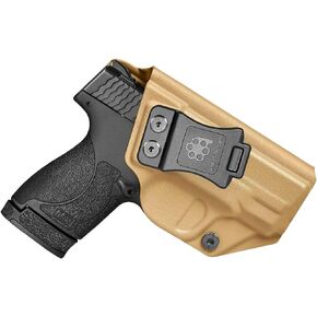Amberide IWB KYDEX Holster Fit: Smith & Wesson M&P Shield Plus / M2.0 / M1.0-9mm/.40 S&W - 3.1" Barrel Pistol | Inside Waistband | Adjustable Cant | US KYDEX Made