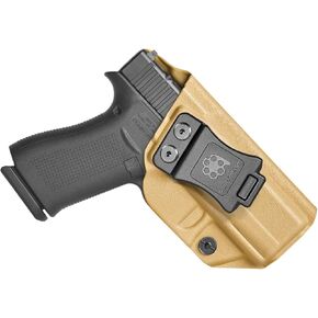 Amberide KYDEX Holsters for Glock 43/43X & 43X MOS | Adjustable Cant | Inside & Outside Waistband Concealed Carry Options | IWB & OWB for Ultimate Comfort & Stability