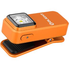 OLIGHT Oclip Rechargeable EDC Flashlight 300 Lumens Dual Light Sources Compact Pocket Clip Light, Convenient USB C Charging, Portable Magnetic for Night Working, Cycling, Emergency, Signaling Tool