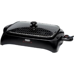 De'Longhi Perfecto Indoor Grill with Lid, Black