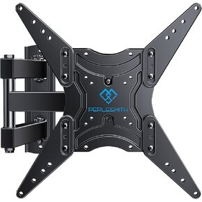 PERLESMITH Full Motion TV Wall Mount for 26-60 Inch TVs, UL-Listed TV Mount with Articulating Arms Swivels Tilt Extension - Wall Mount TV Brackets VESA 400x400 Fits LED LCD OLED 4K TVs Up to 77 lbs