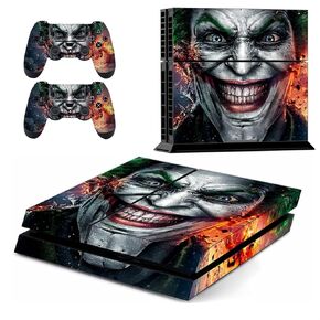 ملصقات Joker لوحدة تحكم PS4 - جلود PlayStation 4 لوحدة التحكم Joker ملصق فينيل لاصق ملحقات Ps4 غلاف مزدوج لوحدة تحكم PlayStation 4 - ملصقات PS4 لملحقات وحدة التحكم Joker