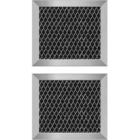 2Pcs Microwave Charcoal Filter Replacement for 8206230A, Maytag and Whirlpoo Microwave Filter Replacement 5.35" x 5.03" Air Carbon Filter