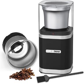 Coffee Bean Grinder Electric, Spice/Herb Grinder, Espresso Grinder, Coffee Grinders for Home Use with Removable Stainless Steel Bowl, 12-Cups Coffee Bean Capacity w/Cleaning Brush (Black)