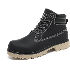 JSWEI Hiking Boots for Men and Women Comfortable Casual Chukka Boots - Outdoor Oxford & Derby Boots Waterproof Lightweight Lace up Resistant Walking Ankle Boots