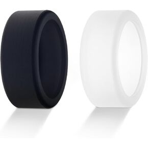 2-Pack Ring Cover Compatible for Oura Ring Gen 4/Gen 3 Horizon/Heritage, Anti-Scratch Elastic Silicone Ring Cover for Oura Ring Gen3/Gen4 Protector (Clear&Clear, S for 6 7 8 9 10)
