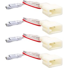 RED WOLF Car Door Speaker Wiring Harness Adapter Connector Plug Replacement for 2000-2019 Toyota Camry 4Runner Tacoma RAV4 Scion, Subaru 2012-2019, Mitsubishi 2002-2020 4PCs