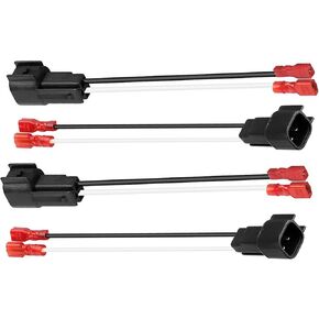 4 Pack 72-5600 Speaker Harness Replacement for Ford Speaker Wire Harness Adapter Replacement for Ford F150 F250 Escape Mustang Lincoln Mercury Mazda Speaker Wiring Harness Adapter
