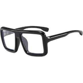 LASPOR Oversized Thick Glasses for Women Men Square Frame Old Man Halloween Nerd Costume Cosplay Accessory in Kuwait