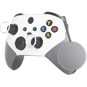 eXtremeRate ASR Version Redesigned Shell for Xbox Core Controller - Performance Rubberized Grip, Anti Sticks Rubbing Rings - Custom Faceplate for Xbox Series X & S Controller - Scarlet Red & Black