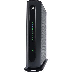 MOTOROLA 8x4 343 Mbps DOCSIS 3.0 N300 Cable Modem with Wi-Fi Gigabit Router, Model MG7310, Certified by Comcast, Charter Spectrum, Time Warner, Cox, BrightHouse, More