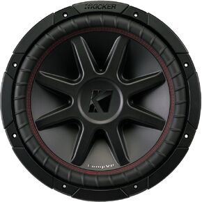 Kicker CompVR 12-Inch (30cm) Subwoofer, DVC, 4-Ohm, 400W