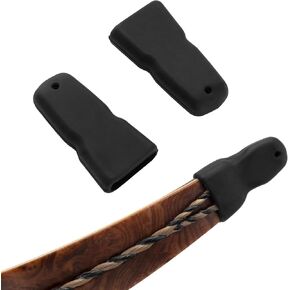 Deerseeker Recurve Bow Tip Protector Longbow Tip Guard Archery Silicon Recurve Tip Protection Hunting Accessories with 2 Pack