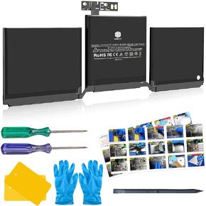 MacBook Pro A1708 Battery A1713 for MacBook Pro 13 Inch A1708 Late 2016 Mid 2017 (EMC 2978 3164), A2171 Laptop Replacement Battery for MacBook Pro 13 Inch A2159 (2019) A2289 (2020) A2338 (2020)