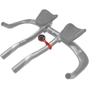 Aero Bars Mount - Garmin Bike Computer Mount for Garmin Edge, Compatible with Bike GPS Computer,Wahoo,Bryton,Cateye,GoPro Full Range and Flashlight (Black)