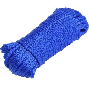 Poly Crab Line Floating for Crab Trap 1/4 in Dia, Polyethylene,Twisted Crabbing Rope 1Pack