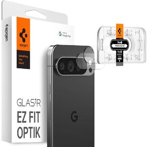 Spigen Camera Lens Screen Protector [GlasTR EZ Fit Optik] Designed for Google Pixel 9 Pro [Case Friendly] - 2 Pack