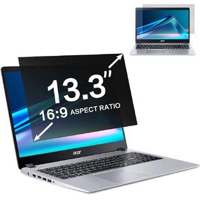 ZOEGAA 14 Inch Laptop Privacy Screen Filter, for 16:10 Widescreen Monitors -Dell/HP/Acer/Samsung/Lenovo/ASUS/Toshiba, Privacy Screen Anti-Peeping, Anti Blue Light Blocking and Anti Glare