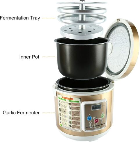 5L Black Garlic Fermenter, Full Automatic Intelligent Control Multiple Clove Black Garlic DIY Cooker, Black Garlic Ferment Box Pot, Intelligent Fermentation Machine in Saudi Arabia