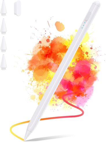 Stylus Pen for iPad 2018-2024, 2X Fast Charge iPad Pencil 2nd Generation Compatible with Apple iPad Pro M4/ Pro 12.9"(6/5/4/3)/ Pro 11"(4/3/2/1), iPad Mini 6/5, iPad Air (M2/5/4/3), iPad (10/9/8/7/6) in Saudi Arabia