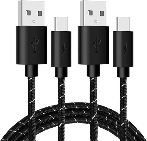 سلك كابل شحن للشاحن لأجهزة Xbox Elite Series S، وXbox Series X، ووحدة التحكم PS 5، ووحدة التحكم اللاسلكية Xbox Elite Series 2، وسلك نينتندو سويتش USB من النوع C (10 أقدام 2 حزمة) in Kuwait